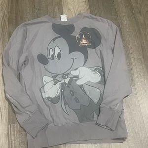 Disney Parks 50th Anniversary Mickey Grey Sweater Sweatshirt S